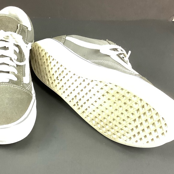 Vans Unisex Old Skool Lite (Suede/Canvas) Pewter Sneakers Men’s:8.5, Women’s: 10 - Picture 3 of 4